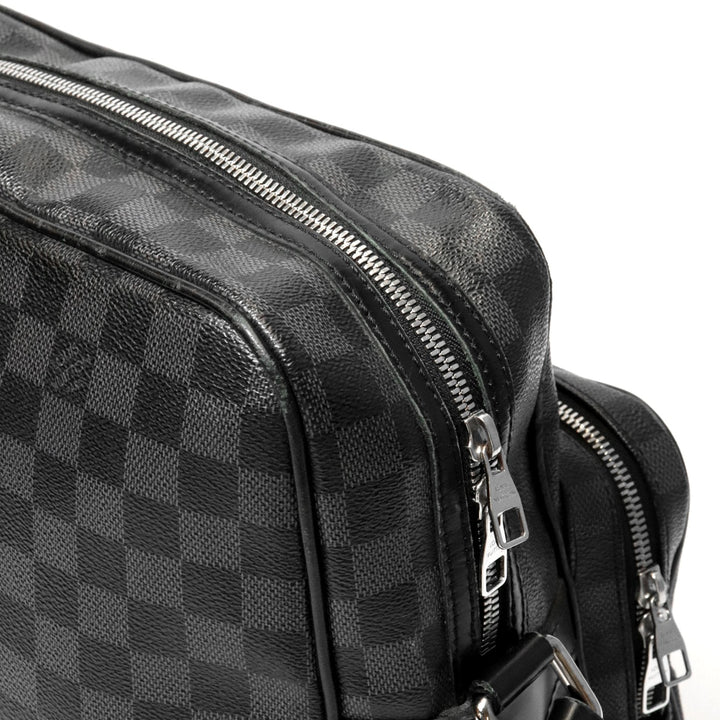 LOUIS VUITTON ルイ・ヴィトン ダミエグラフィット イオ N45252 ショルダーバッグ ダミエグラフィットキャンバス ブラック