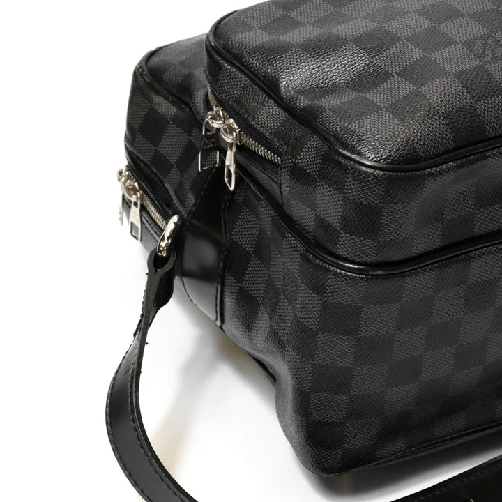 LOUIS VUITTON ルイ・ヴィトン ダミエグラフィット イオ N45252 ショルダーバッグ ダミエグラフィットキャンバス ブラック