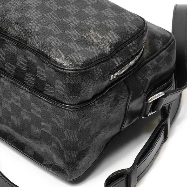 LOUIS VUITTON ルイ・ヴィトン ダミエグラフィット イオ N45252 ショルダーバッグ ダミエグラフィットキャンバス ブラック