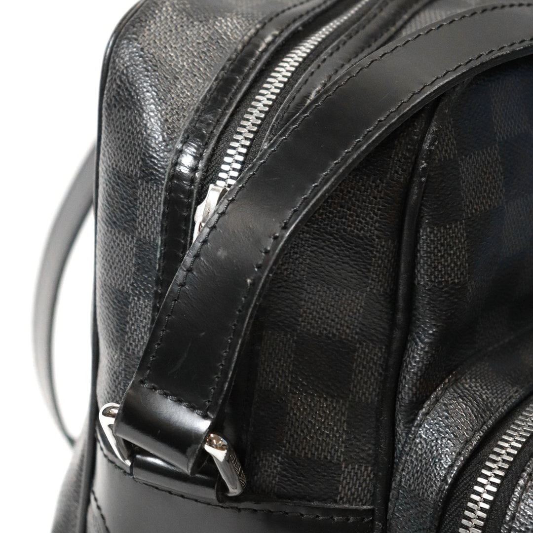 LOUIS VUITTON ルイ・ヴィトン ダミエグラフィット イオ N45252 ショルダーバッグ ダミエグラフィットキャンバス ブラック