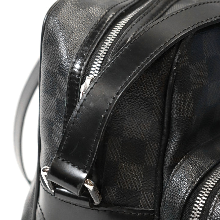 LOUIS VUITTON ルイ・ヴィトン ダミエグラフィット イオ N45252 ショルダーバッグ ダミエグラフィットキャンバス ブラック