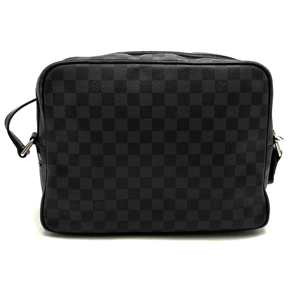 LOUIS VUITTON ルイ・ヴィトン ダミエグラフィット イオ N45252 ショルダーバッグ ダミエグラフィットキャンバス ブラック