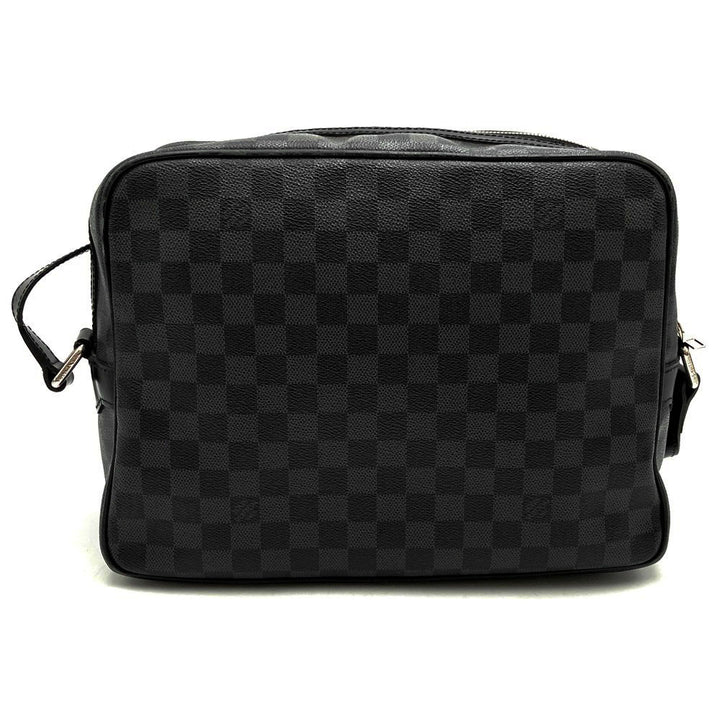 LOUIS VUITTON ルイ・ヴィトン ダミエグラフィット イオ N45252 ショルダーバッグ ダミエグラフィットキャンバス ブラック