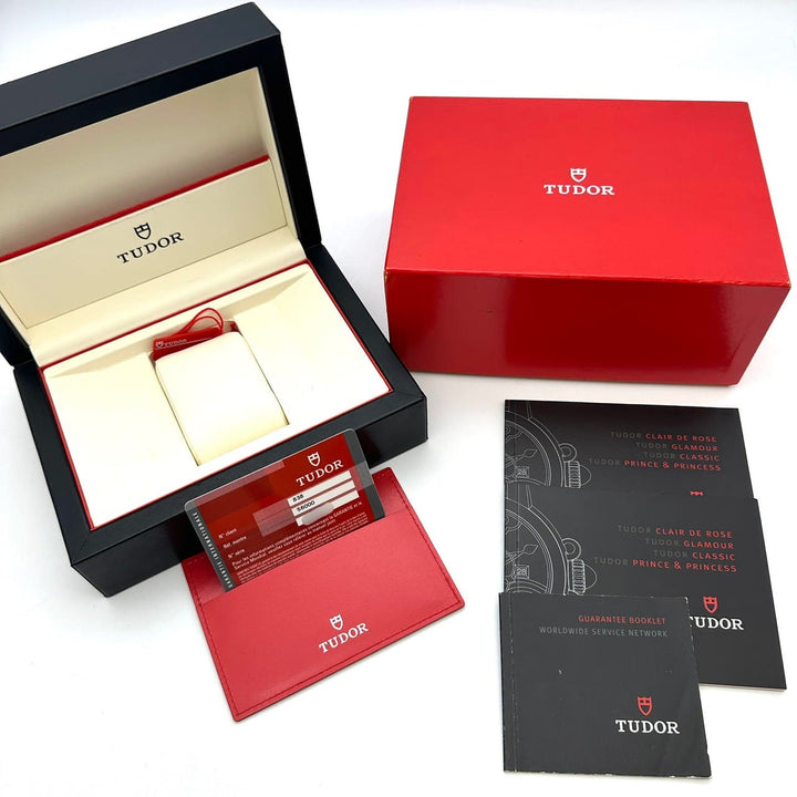 美品 TUDOR チュードル チューダー グラマー デイトデイ 56000 腕時計 自動巻き SS ブラック
