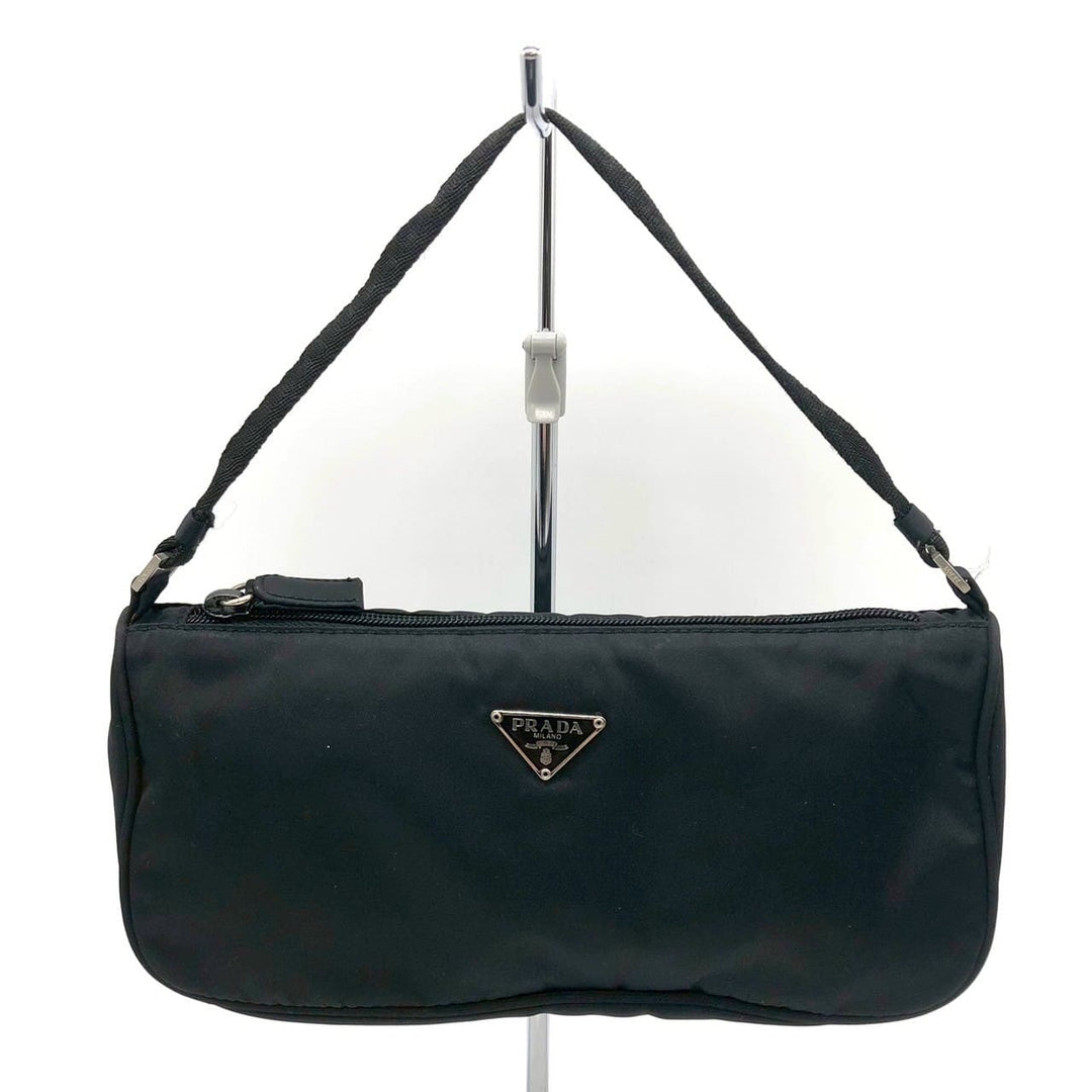 PRADA プラダ アクセサリーポーチ ハンドバッグ ナイロン ブラック ンドバッグ