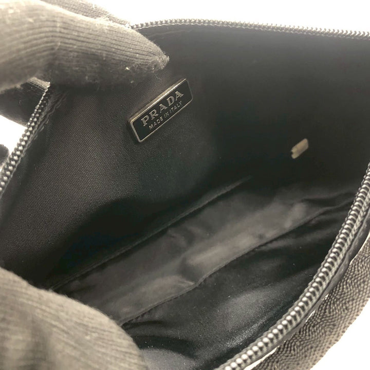 PRADA プラダ アクセサリーポーチ ハンドバッグ ナイロン ブラック ンドバッグ