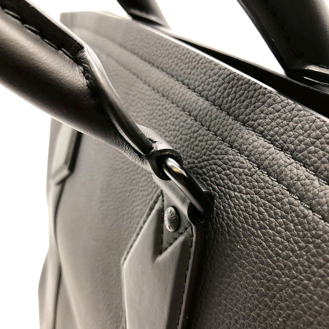 LOUIS VUITTON ルイ・ヴィトン M59158 LVアエログラム ロックイット 2way 箱 鍵 カデナ ハンドバッグ トートバッグ ビジネス トラベル レザー ブラック