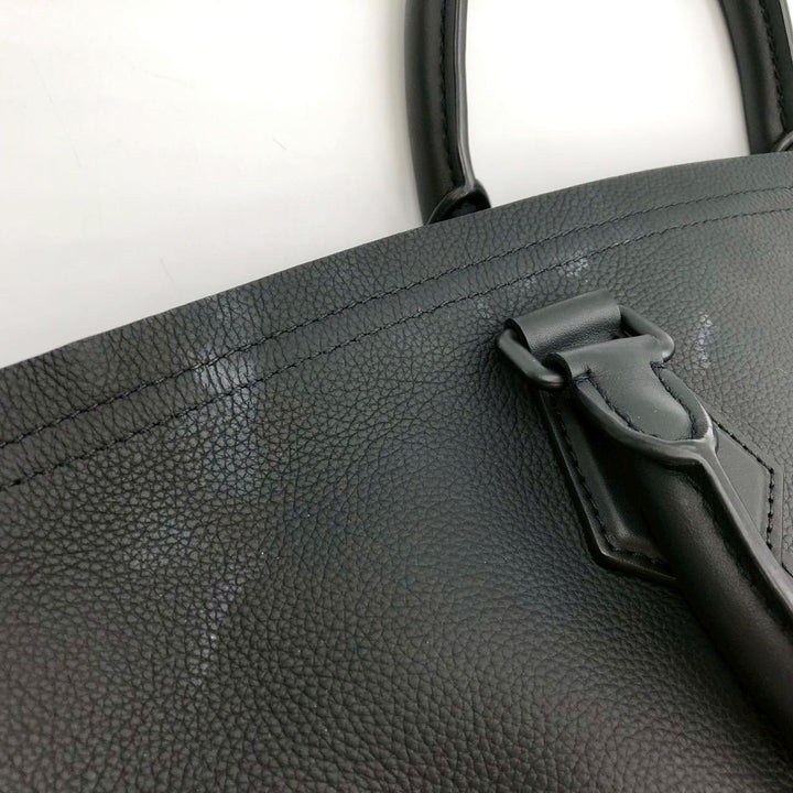 LOUIS VUITTON ルイ・ヴィトン M59158 LVアエログラム ロックイット 2way 箱 鍵 カデナ ハンドバッグ トートバッグ ビジネス トラベル レザー ブラック