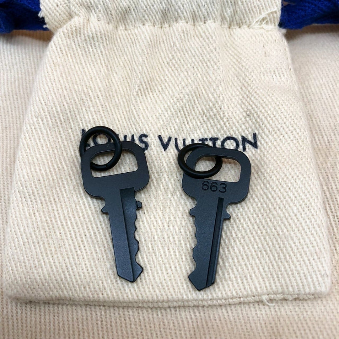 LOUIS VUITTON ルイ・ヴィトン M59158 LVアエログラム ロックイット 2way 箱 鍵 カデナ ハンドバッグ トートバッグ ビジネス トラベル レザー ブラック