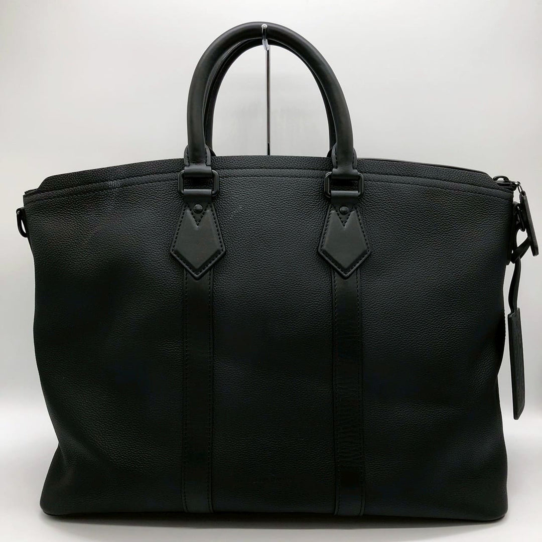 LOUIS VUITTON ルイ・ヴィトン M59158 LVアエログラム ロックイット 2way 箱 鍵 カデナ ハンドバッグ トートバッグ ビジネス トラベル レザー ブラック