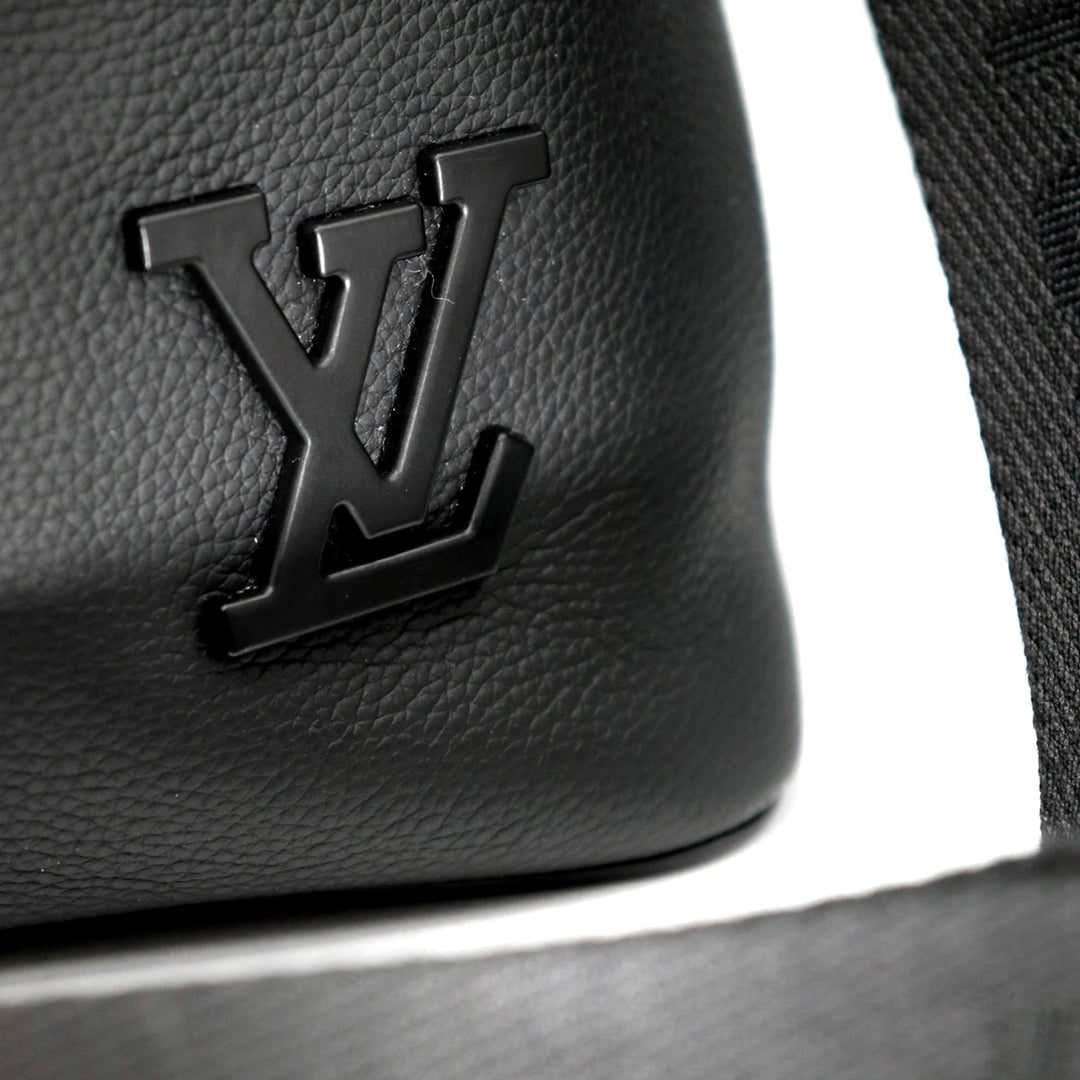 LOUIS VUITTON ルイ・ヴィトン M59158 LVアエログラム ロックイット 2way 箱 鍵 カデナ ハンドバッグ トートバッグ ビジネス トラベル レザー ブラック