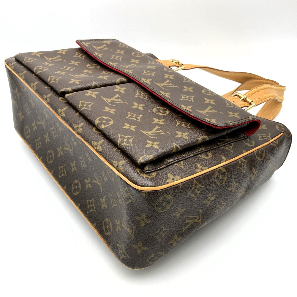 LOUIS VUITTON ルイ・ヴィトン M51162 ミュルティプリ・シテ ハンドバッグ ブラウン モノグラム PVC
