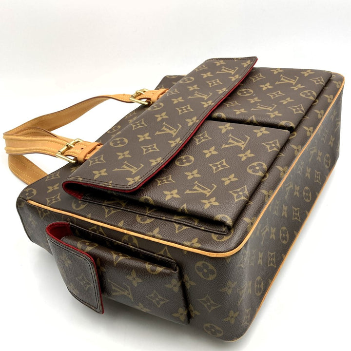 LOUIS VUITTON ルイ・ヴィトン M51162 ミュルティプリ・シテ ハンドバッグ ブラウン モノグラム PVC