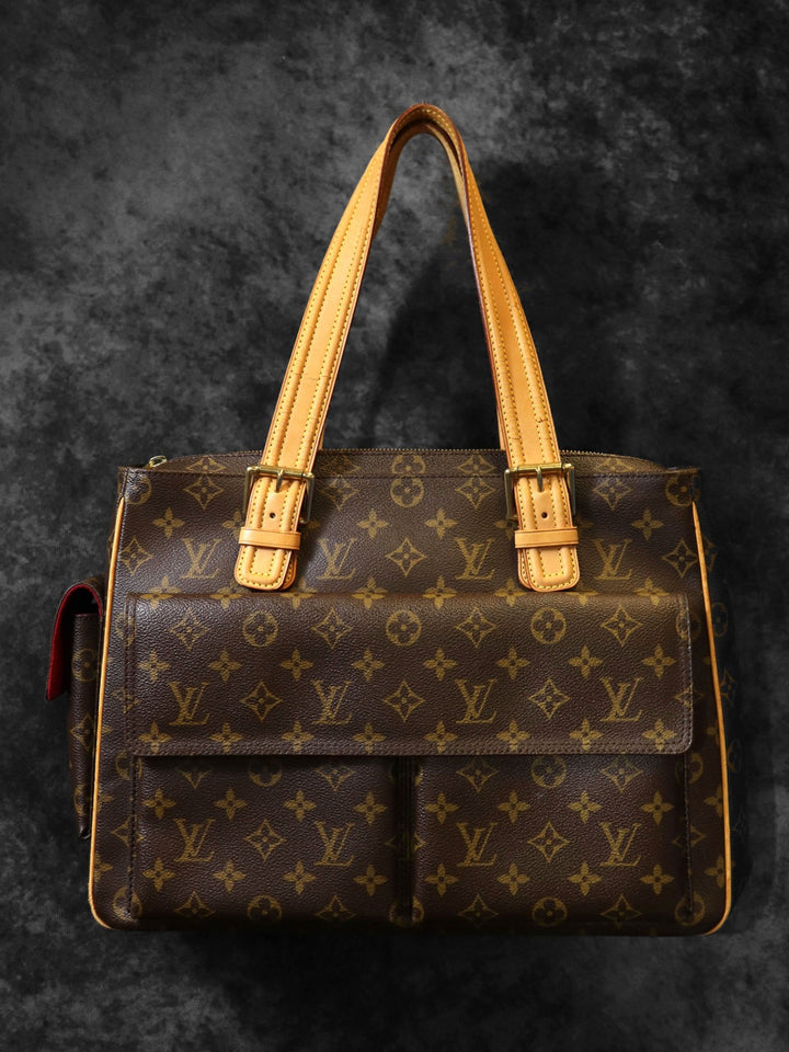 LOUIS VUITTON ルイ・ヴィトン M51162 ミュルティプリ・シテ ハンドバッグ ブラウン モノグラム PVC
