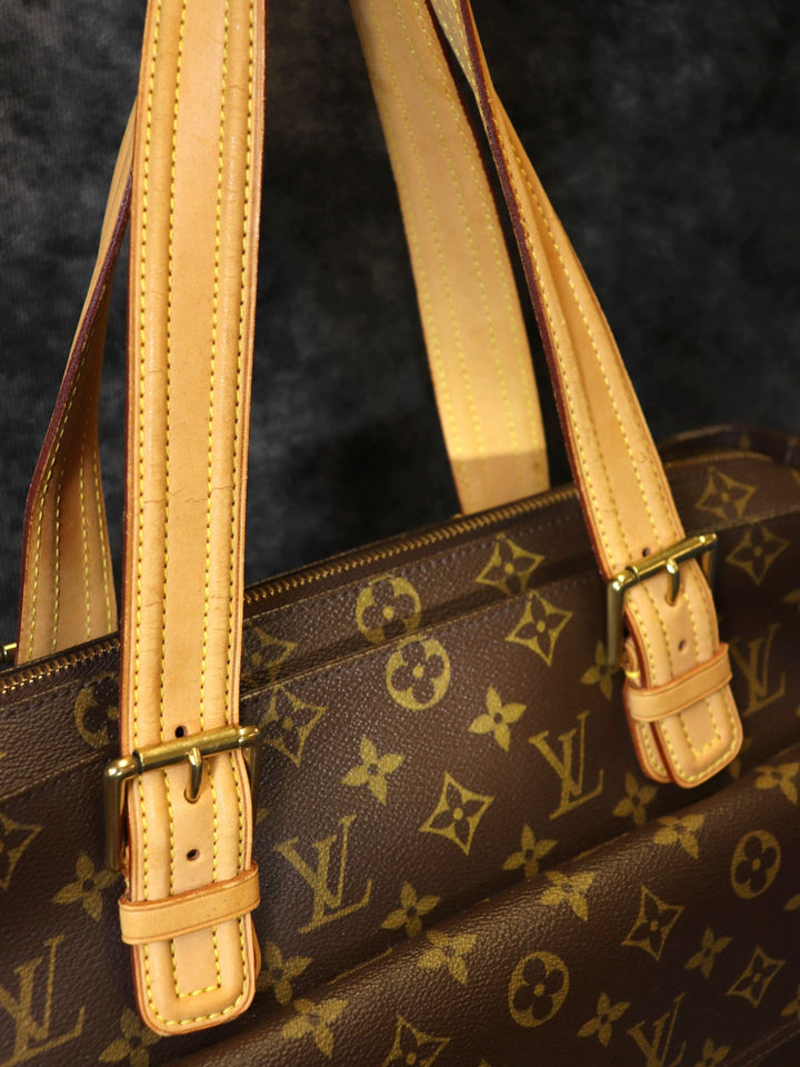LOUIS VUITTON ルイ・ヴィトン M51162 ミュルティプリ・シテ ハンドバッグ ブラウン モノグラム PVC
