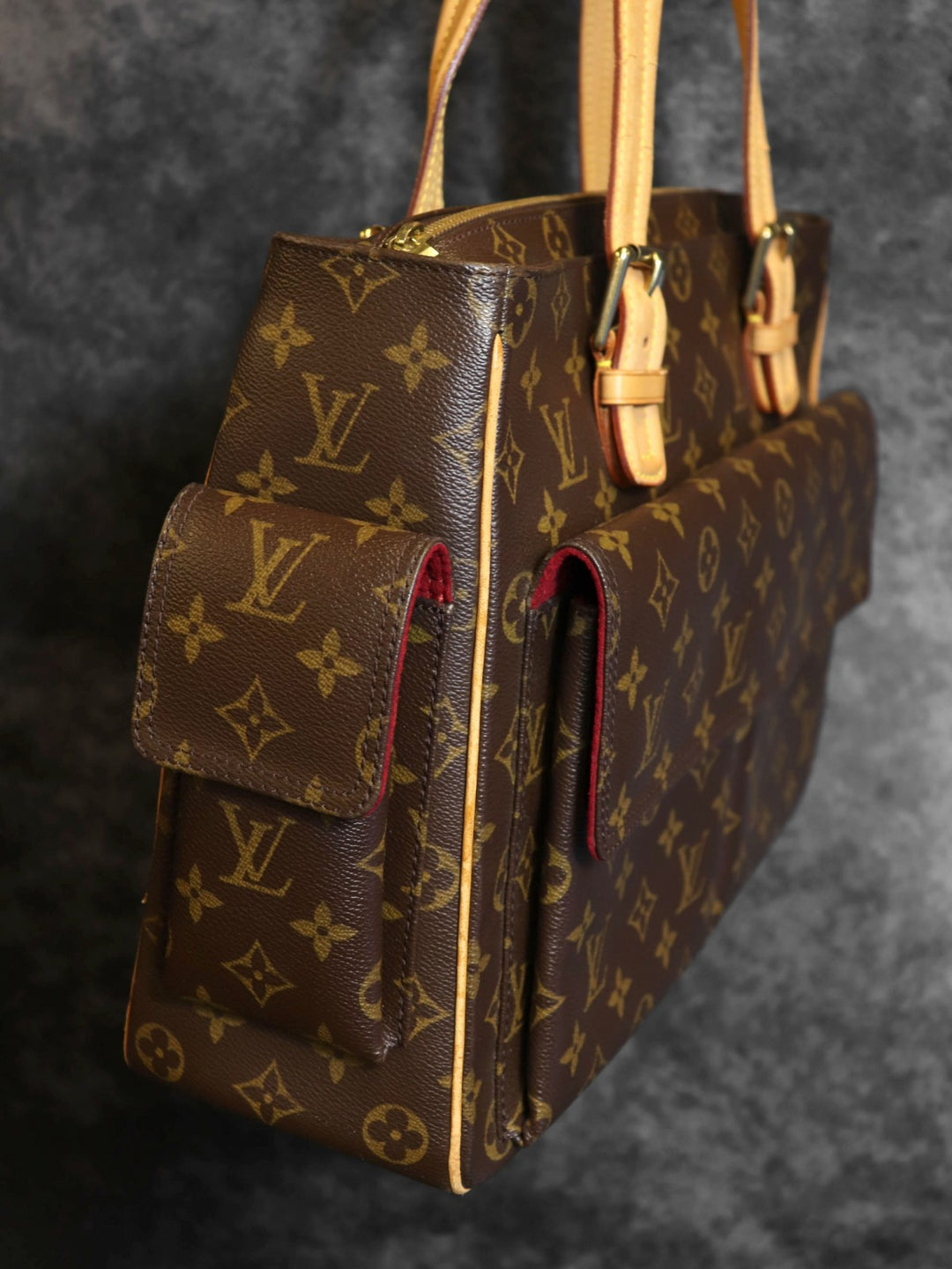 LOUIS VUITTON ルイ・ヴィトン M51162 ミュルティプリ・シテ ハンドバッグ ブラウン モノグラム PVC