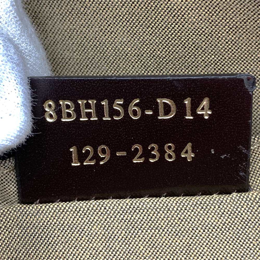 FENDI フェンディ 8BH156 ズッカ ハンドバッグ トートバッグ キャンバス ブラウン レッド