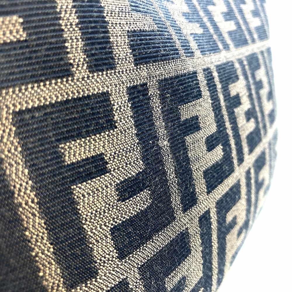 FENDI フェンディ 8BH156 ズッカ ハンドバッグ トートバッグ キャンバス ブラウン レッド