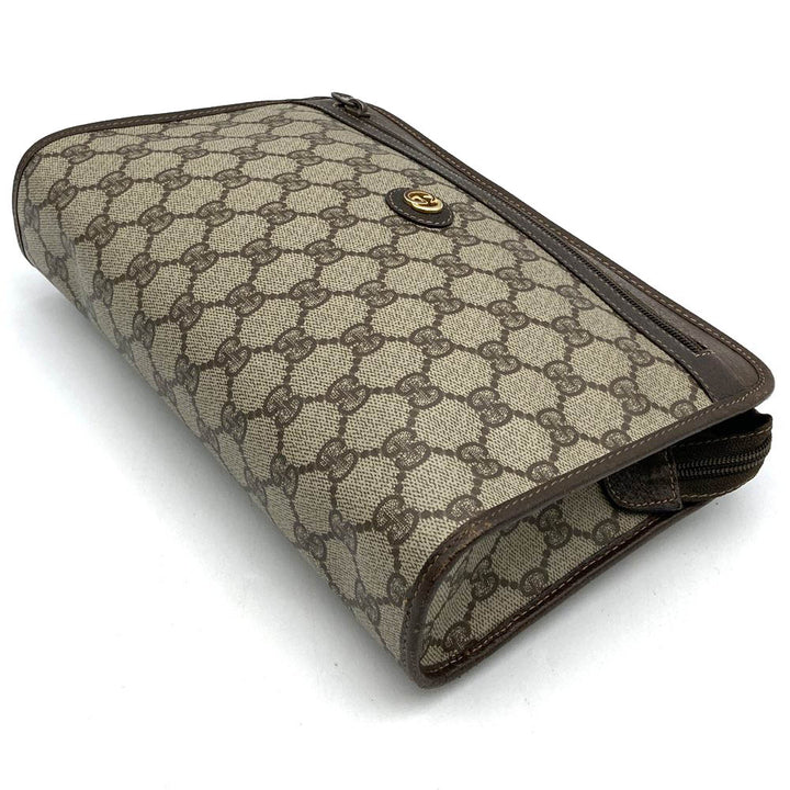 GUCCI オールドグッチ クラッチバッグ ポーチ セカンドバッグ PVC GGスプリーム ヴィンテージ