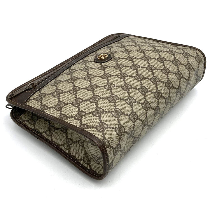GUCCI オールドグッチ クラッチバッグ ポーチ セカンドバッグ PVC GGスプリーム ヴィンテージ