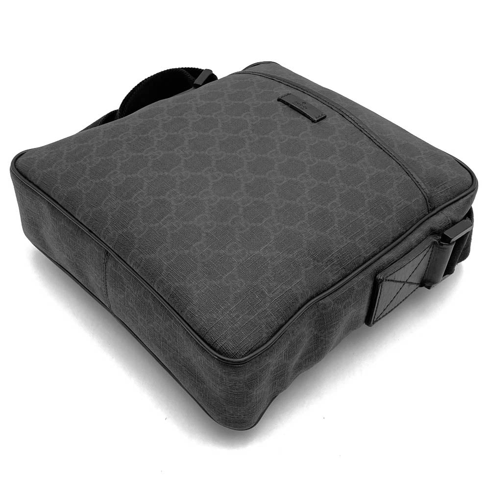 GUCCI グッチ 162907 GGスプリーム ショルダーバッグ ブラック