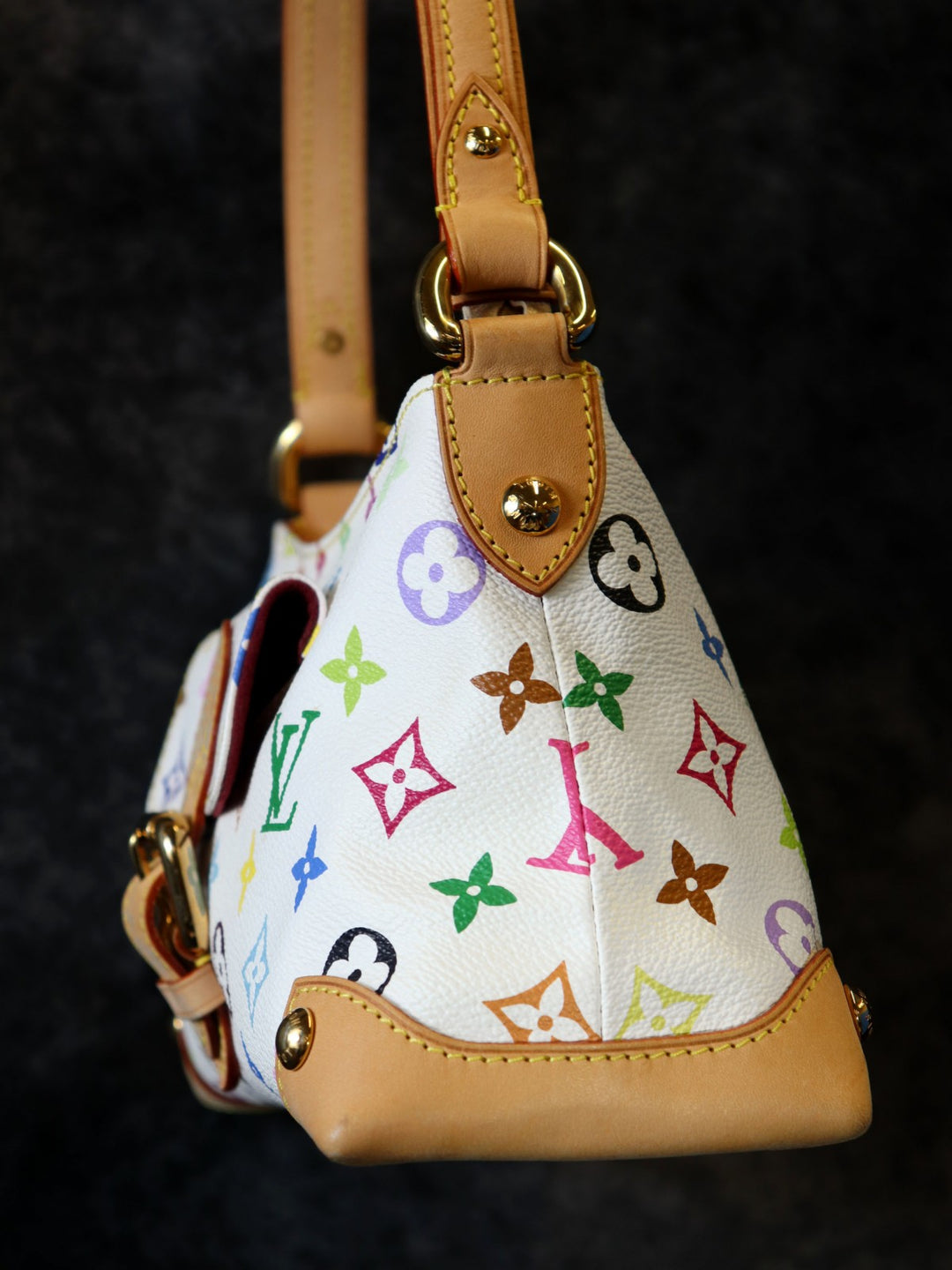 LOUIS VUITTON ルイ・ヴィトン M40098 エライザ ハンドバッグ 手提げ モノグラムマルチカラー