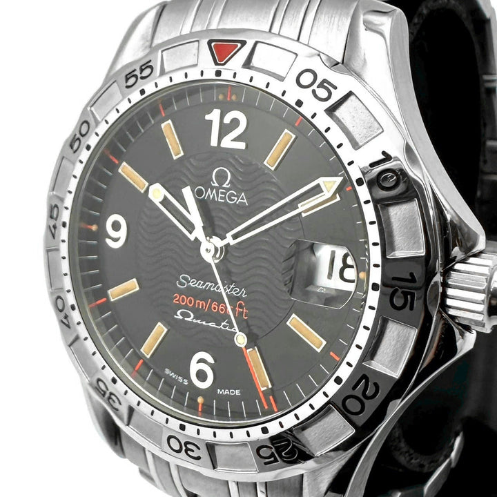 OMEGA オメガ 2516.50 シーマスター オメガマチック 1997本 限定 腕時計 オートクォーツ ブラック