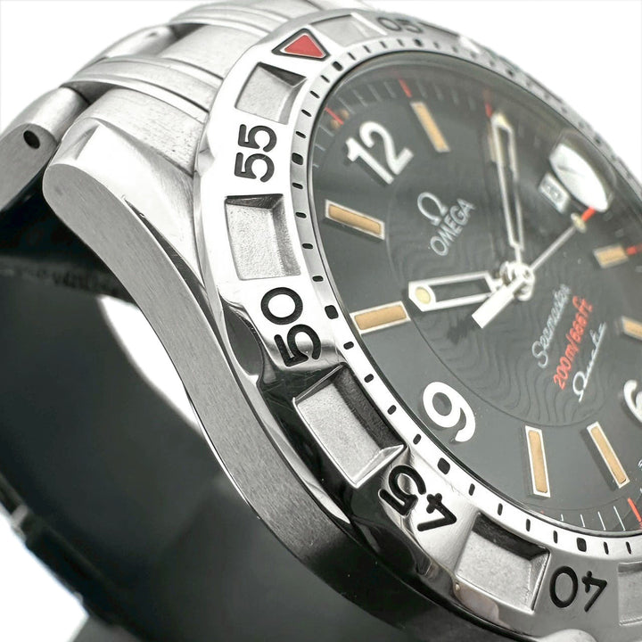 OMEGA オメガ 2516.50 シーマスター オメガマチック 1997本 限定 腕時計 オートクォーツ ブラック
