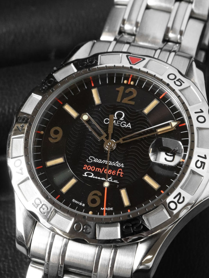OMEGA オメガ 2516.50 シーマスター オメガマチック 1997本 限定 腕時計 オートクォーツ ブラック