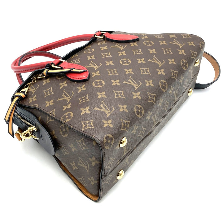 LOUIS VUITTON ルイ・ヴィトン M41454 テュイルリートート ハンドバッグ ショルダーバッグ 2way モノグラム ブラウン