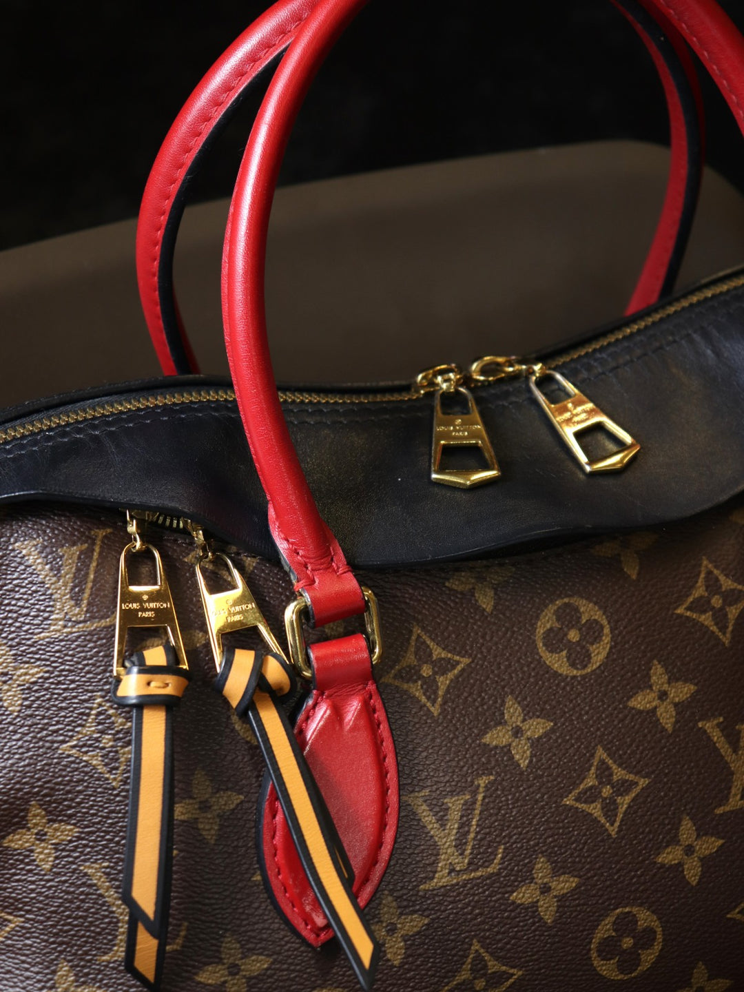 LOUIS VUITTON ルイ・ヴィトン M41454 テュイルリートート ハンドバッグ ショルダーバッグ 2way モノグラム ブラウン