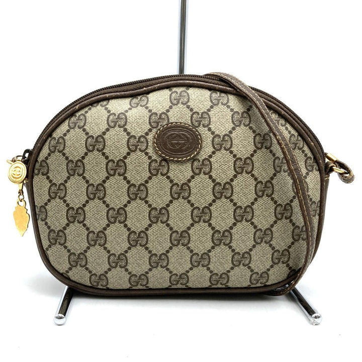 GUCCI グッチ ショルダーバッグ ポシェット ミニバッグ GGスプリーム ブラウン オールド ヴィンテージ
