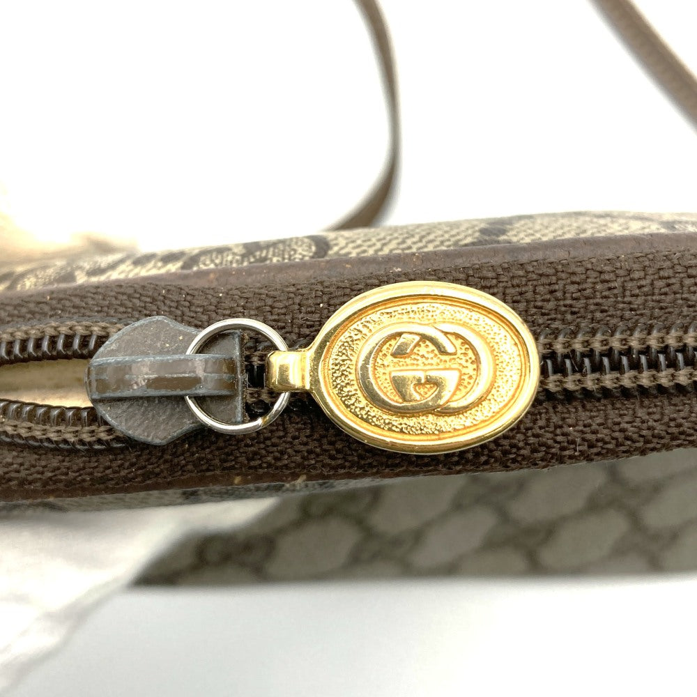 GUCCI グッチ ショルダーバッグ ポシェット ミニバッグ GGスプリーム ブラウン オールド ヴィンテージ