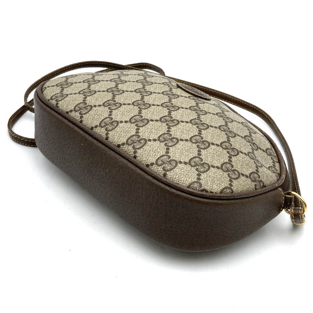 GUCCI グッチ ショルダーバッグ ポシェット ミニバッグ GGスプリーム ブラウン オールド ヴィンテージ