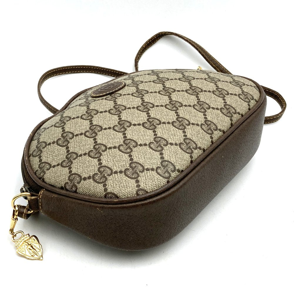 GUCCI グッチ ショルダーバッグ ポシェット ミニバッグ GGスプリーム ブラウン オールド ヴィンテージ