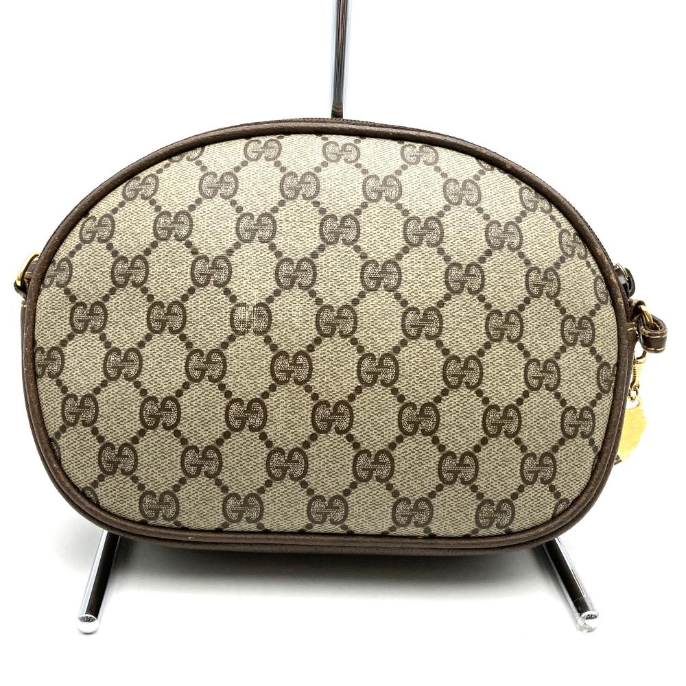 GUCCI グッチ ショルダーバッグ ポシェット ミニバッグ GGスプリーム ブラウン オールド ヴィンテージ