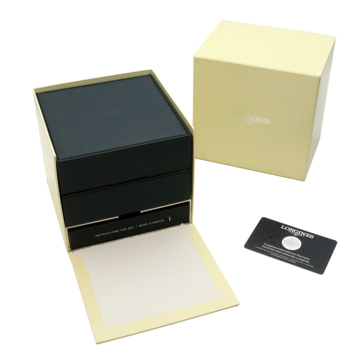 美品 LONGINES ロンジン L3.740.4.56.6 ハイドロコンクエスト 腕時計 QZ ブラック メンズ