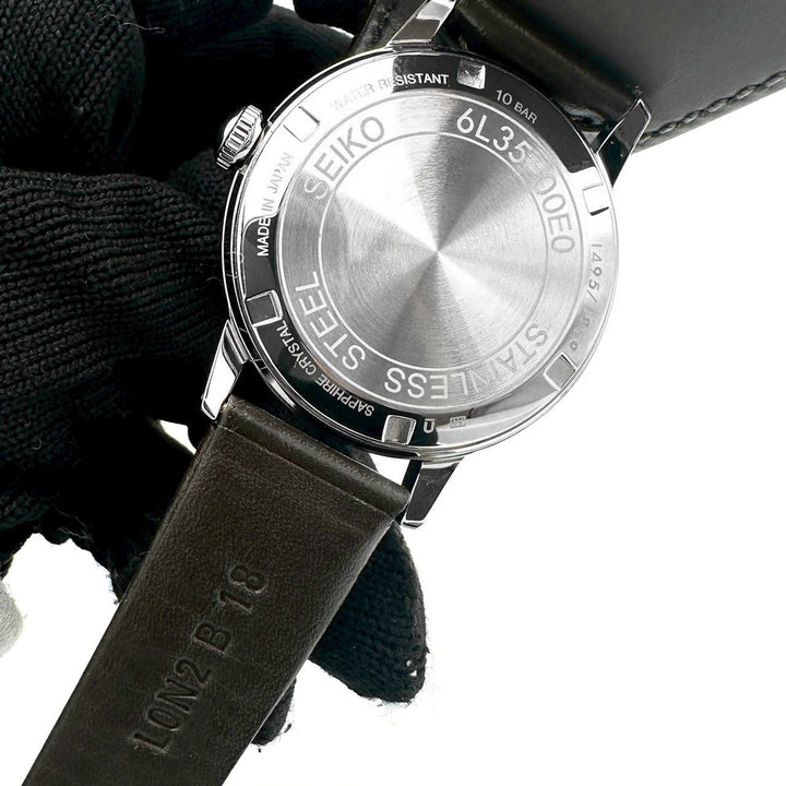 SEIKO セイコー プロスペックス アルピニスト SBEN001/6L35-00E0 腕時計 自動巻き レザー ブラック 腕時計
