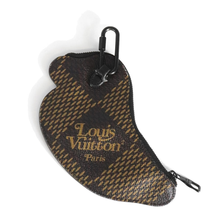 LOUIS VUITTON ルイ・ヴィトン コインカードホルダー N60388 コインケース ダミエキャンバス NIGOコラボ 鴨 アヒル LV MADE ダック
