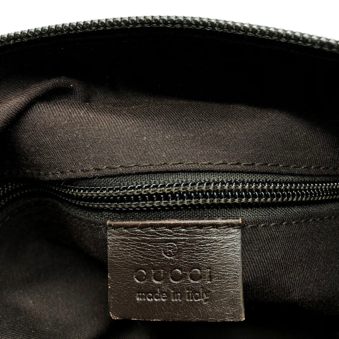 GUCCI グッチ 145857 ショルダーバッグ パンチング GGキャンバス ブラウン