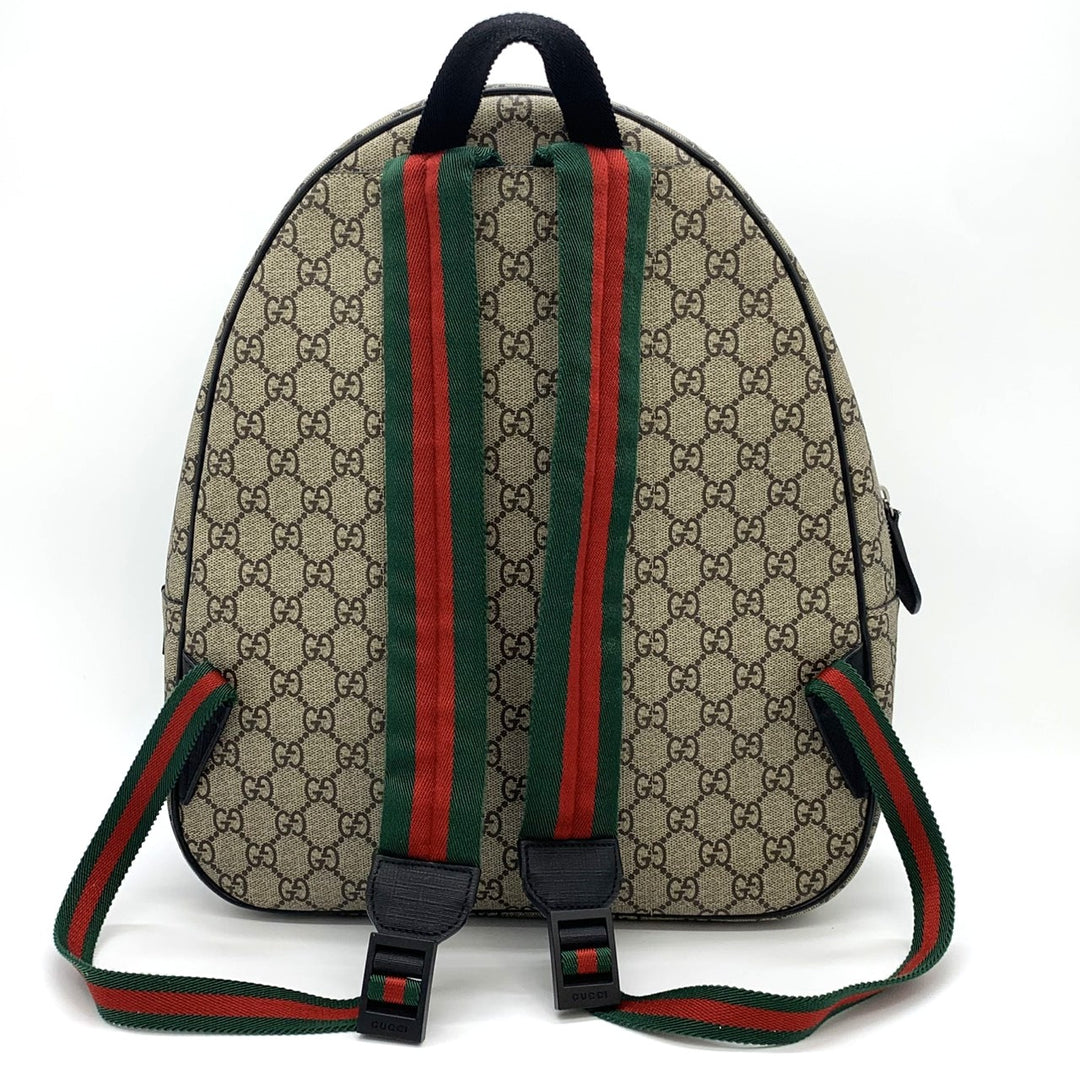 GUCCI グッチ 433578 リュック・デイパック チルドレンズ Punky Friend GGスプリームキャンバス シェリーライン ブラウン キッズ