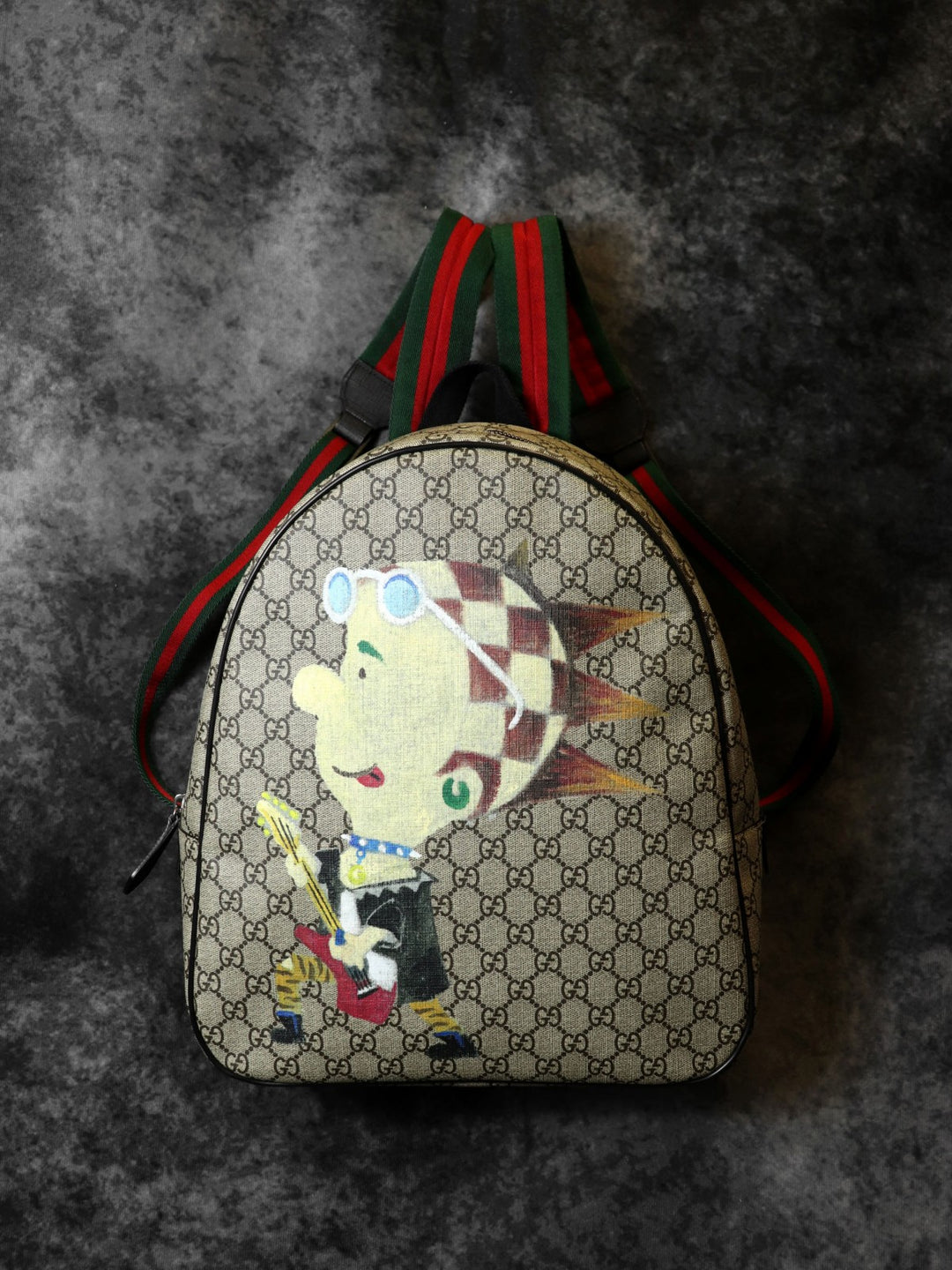GUCCI グッチ 433578 リュック・デイパック チルドレンズ Punky Friend GGスプリームキャンバス シェリーライン ブラウン キッズ