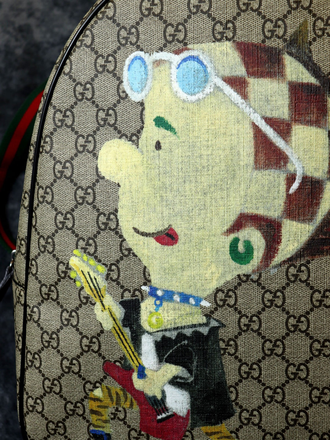 GUCCI グッチ 433578 リュック・デイパック チルドレンズ Punky Friend GGスプリームキャンバス シェリーライン ブラウン キッズ