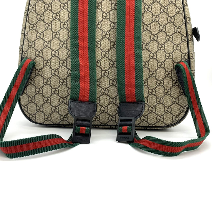 GUCCI グッチ 433578 リュック・デイパック チルドレンズ Punky Friend GGスプリームキャンバス シェリーライン ブラウン キッズ