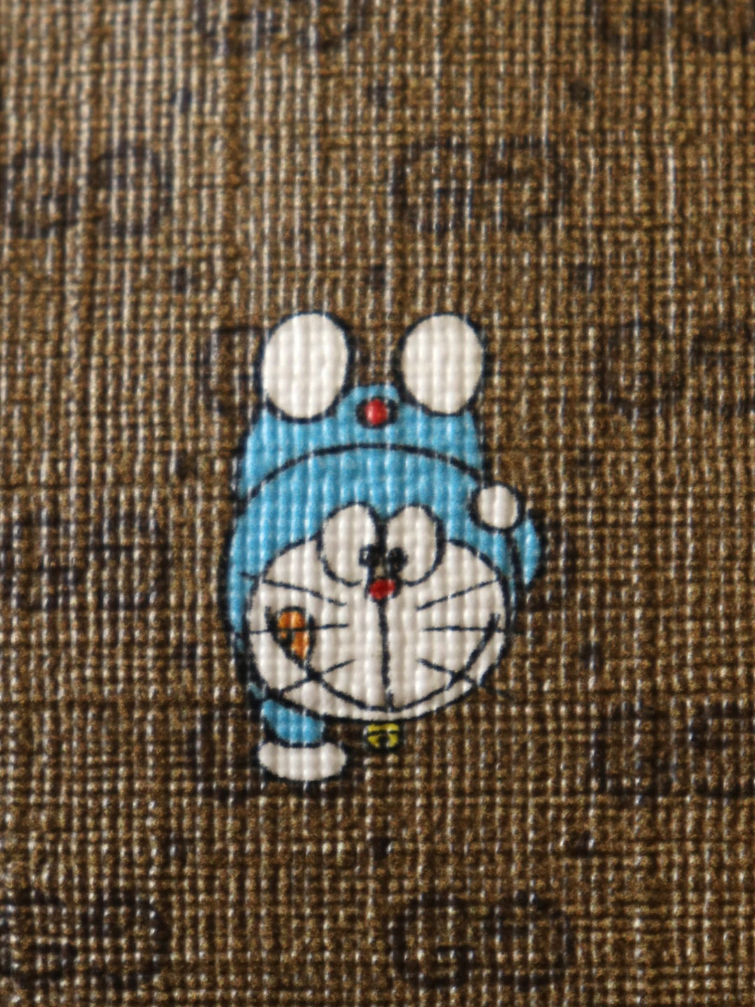 GUCCI グッチ 647784 ドラえもんコラボ ショルダーバッグ マイクロGG ブラウン レッド レディース