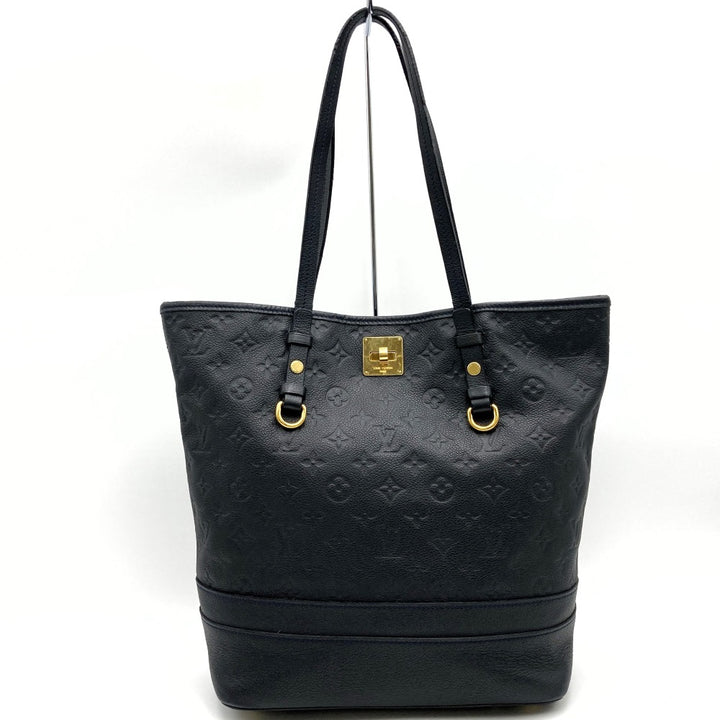 LOUIS VUITTON ルイ・ヴィトン M40517 シタディンPM アンフィニ トートバッグ ショルダーバッグ ブラック モノグラム・アンプラント レザー