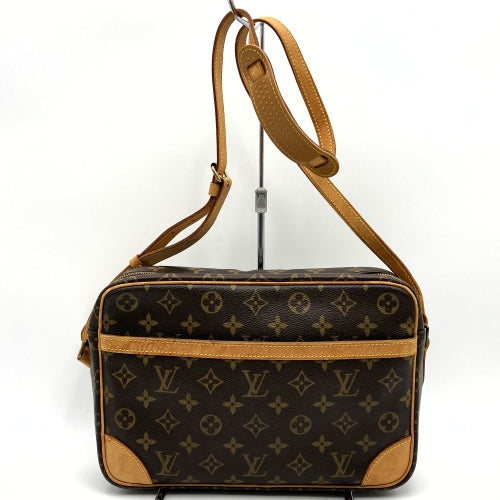【ベタ無し】LOUIS VUITTON ルイ・ヴィトン M51272 トロカデロGM ショルダーバッグ ブラウン モノグラムキャンバス PVC