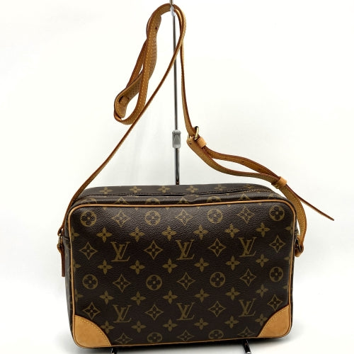 【ベタ無し】LOUIS VUITTON ルイ・ヴィトン M51272 トロカデロGM ショルダーバッグ ブラウン モノグラムキャンバス PVC