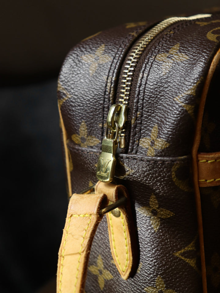 【ベタ無し】LOUIS VUITTON ルイ・ヴィトン M51272 トロカデロGM ショルダーバッグ ブラウン モノグラムキャンバス PVC