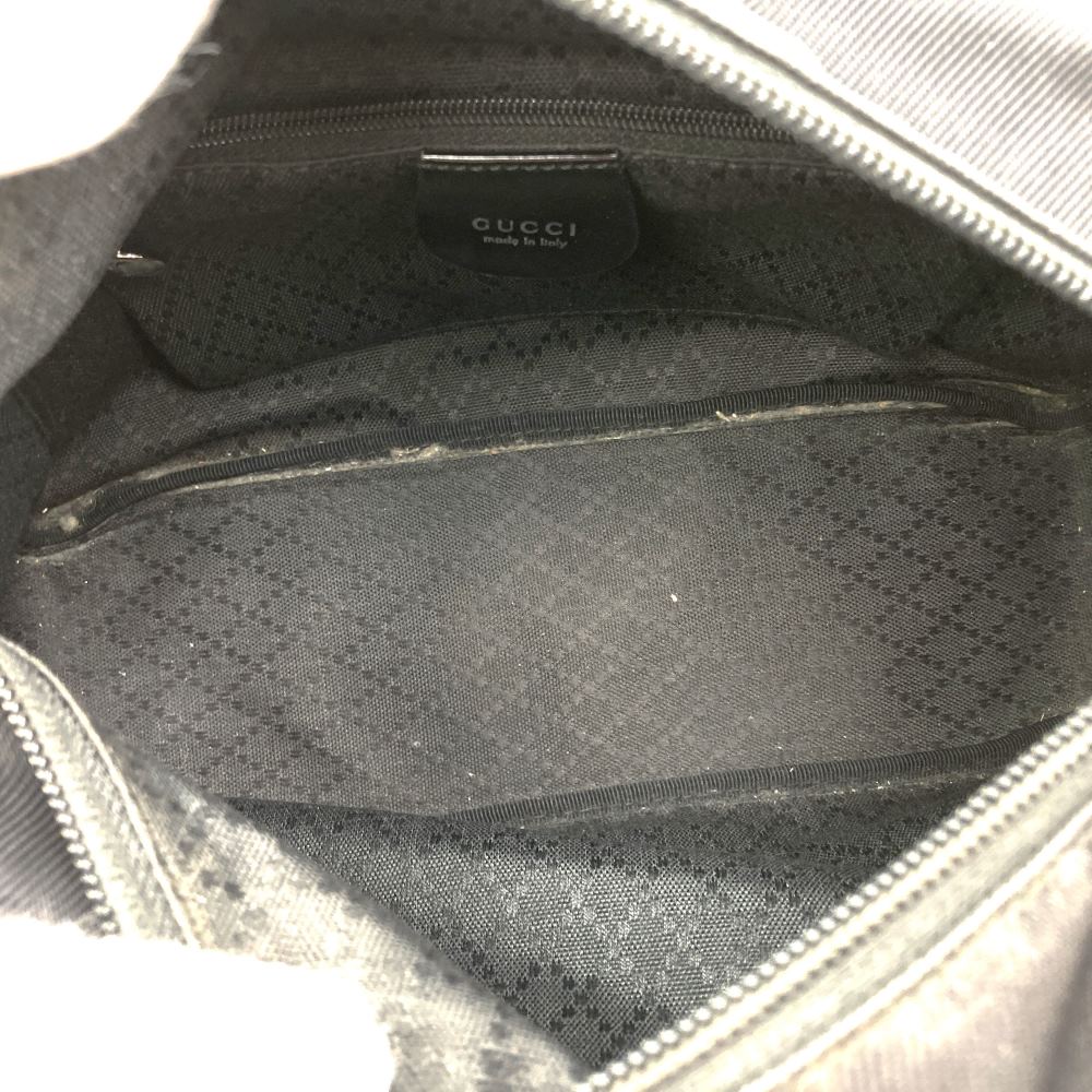 GUCCI グッチ 000・1014 バンブー ハンドバッグ 手提げ ブラック ナイロン